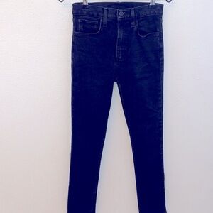 The Luna Joe's Jeans High Rise Cigarette Ankle Black W25 EUC